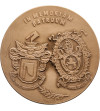 Polska, PRL (1952–1989), Bobrowniki. Medal 1988, 500 Lat Parafii Nawiedzenia N.M.P. w Bobrownikach