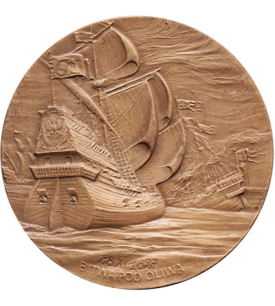 Polska, PRL (1952–1989). Medal 1987. Bitwa pod Oliwą 28.11.1627, Arend Dickmann 1572-1627, Admirał Floty Polskiej