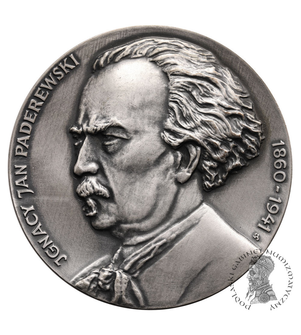 Polska, PRL (1952–1989). Medal 1986. Ignacy Jan Paderewski 1860-1941