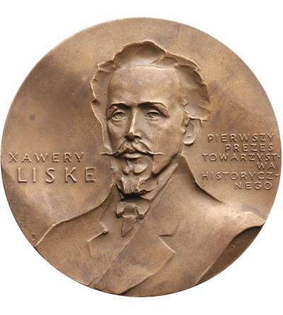 Poland, PRL (1952–1989). Medal 1986. 100 Years of the Polish Historical Society 1886-1986, Xawery Liske