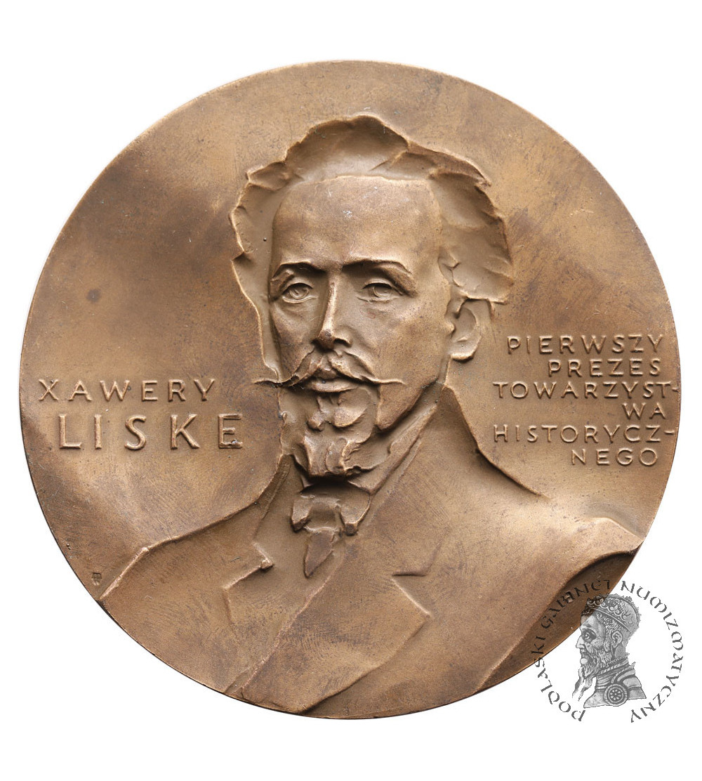 Poland, PRL (1952–1989). Medal 1986. 100 Years of the Polish Historical Society 1886-1986, Xawery Liske