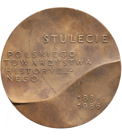 Polska, PRL (1952–1989). Medal 1986. 100 Lat Polskiego Towarzystwa Historycznego 1886-1986, Xawery Liske