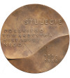 Polska, PRL (1952–1989). Medal 1986. 100 Lat Polskiego Towarzystwa Historycznego 1886-1986, Xawery Liske