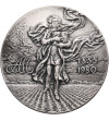 Polska, PRL (1952–1989). Medal 1980. Adam Mickiewicz 1855-1980, 125. Rocznica Śmierci