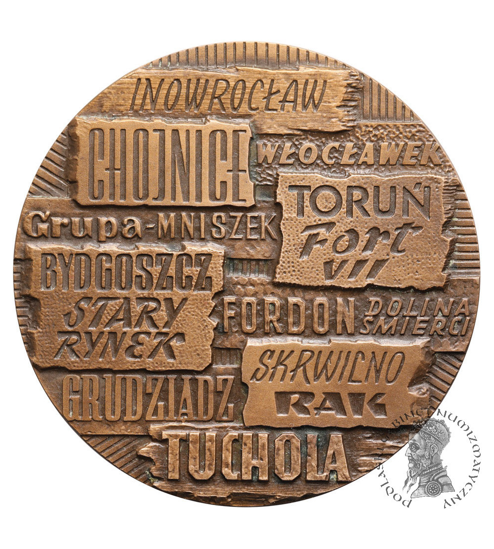 Poland, PRL (1952-1989). Medal 1969, Commemoration of Martyrdom and Struggle against Fascism 1935-1945, RARE