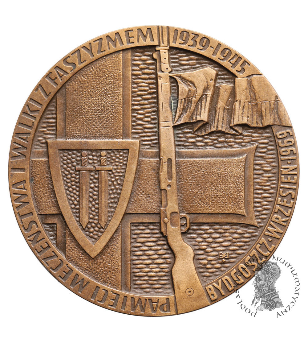 Poland, PRL (1952-1989). Medal 1969, Commemoration of Martyrdom and Struggle against Fascism 1935-1945, RARE