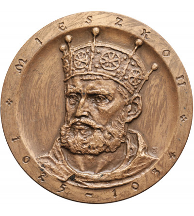 Poland, PRL (1952-1989), Chelm. Medal 1988, Mieszko II 1025-1034, Rycheza 1025-1034