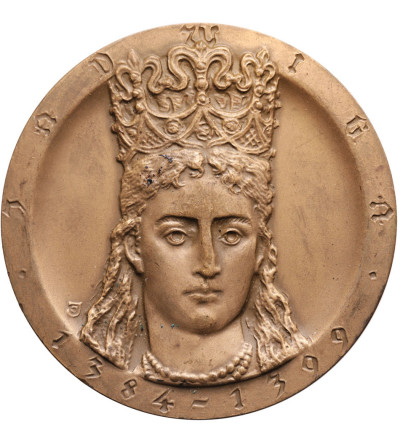 Polska, Chełm. Medal 1990, Jadwiga 1384-1399