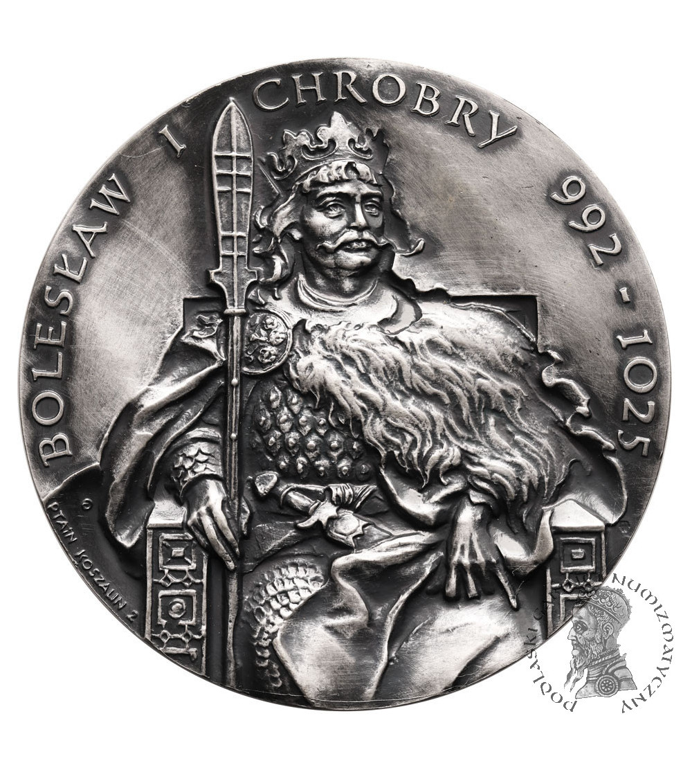 Polska, PRL (1952-1989), Koszalin. Medal 1986, Bolesław I Chrobry 992-1025