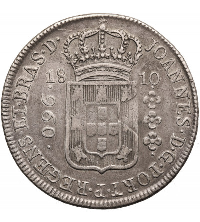 Brazil, Joao, Prince Regent 1799-1818. 960 Reis 1810, Rio de Janeiro or Bahia