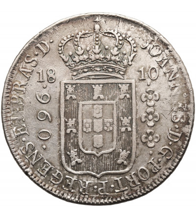 Brazil, Joao, Prince Regent 1799-1818. 960 Reis 1810 R, Rio de Janeiro