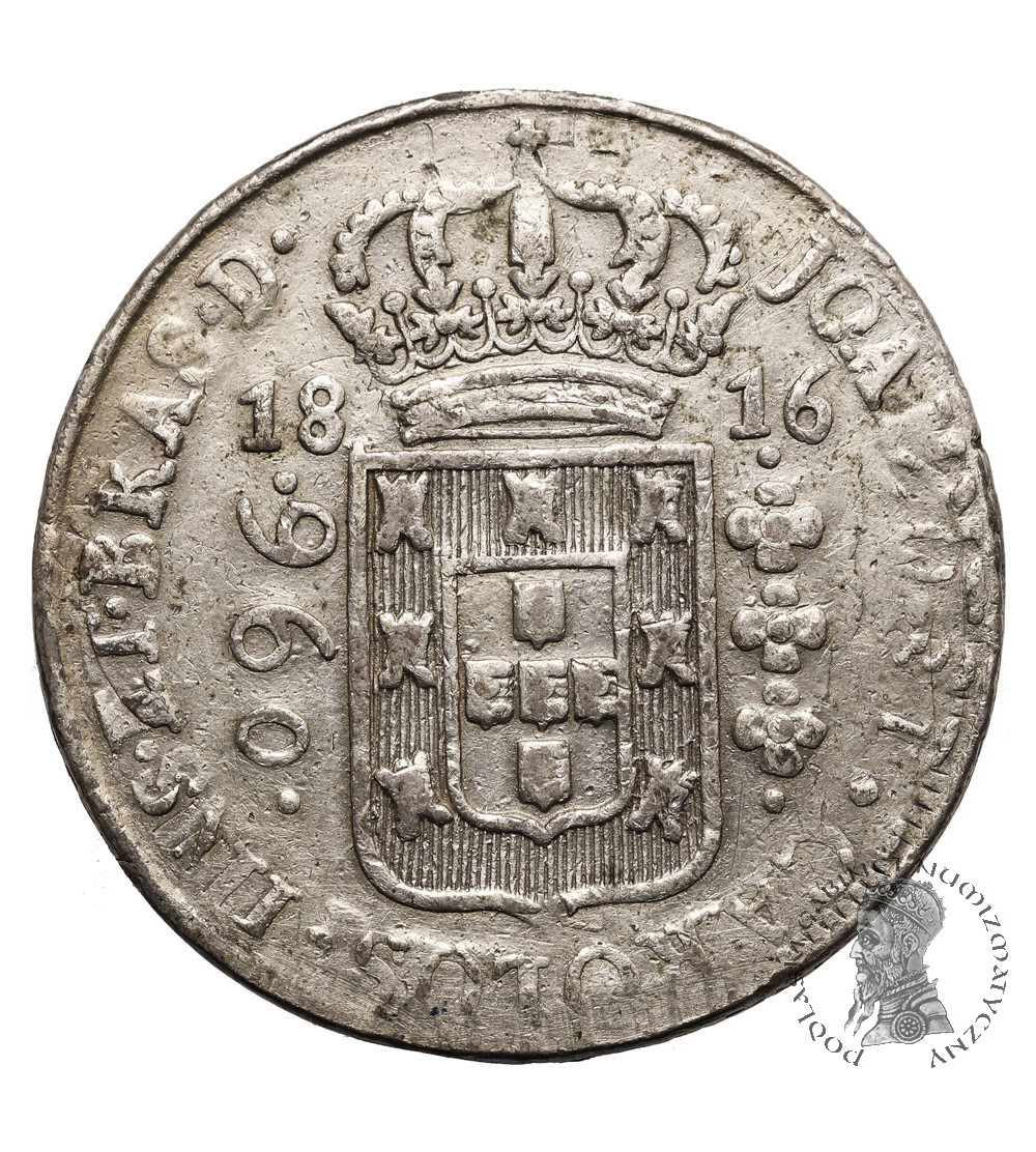Brazylia, Joao, Prince Regent 1799-1818. 960 Reis 1816 B, Bahia