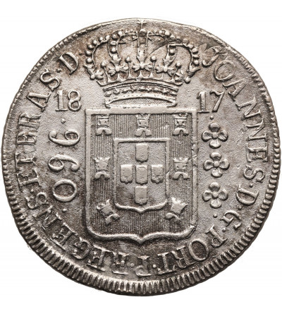 Brazylia, Joao, Prince Regent 1799-1818. 960 Reis 1817 R, Rio de Janairo
