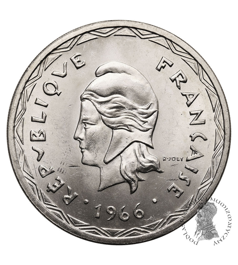 Nowe Hebrydy. 100 franków 1966