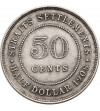 Malaje - Straits Settlements. 50 centów 1908, Edward VII