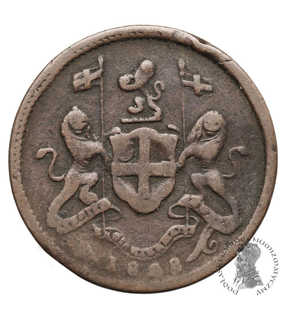 Malaje, Penang - brytyjska administracja. 1/2 centa (1/2 Piece) 1828