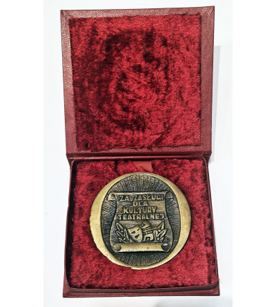 Poland, PRL (1952-1989). Medal 1971, For Merits to Theatrical Culture, Theatrical Culture Society, General Board