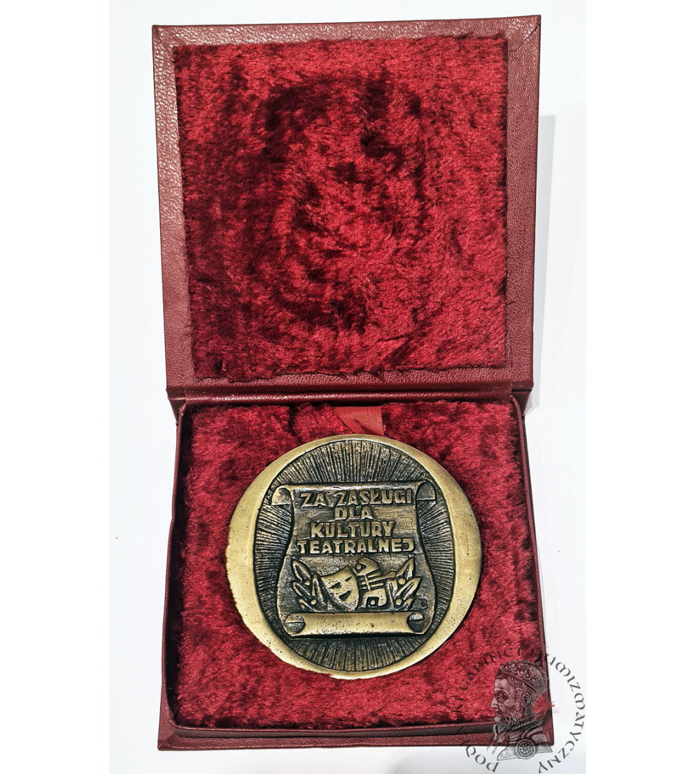 Poland, PRL (1952-1989). Medal 1971, For Merits to Theatrical Culture, Theatrical Culture Society, General Board