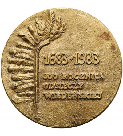 Polska, PRL (1952–1989). Medal 1983, 300. Rocznica Odsieczy Wiedeńskiej 1683-1983, Jan III Sobieski