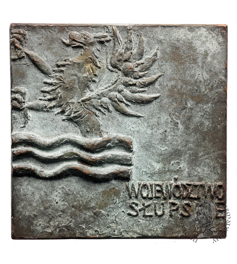 ﻿Poland, PRL (1952-1989), Koczała. Placard 1975 Koczała, Slupsk Province