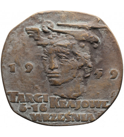 Polska, PRL (1952–1989), Poznań. Medalion autorski Targi Krajowe 6-16 września 1959, Za Dobrą Ekspozycję, J. Stasiński