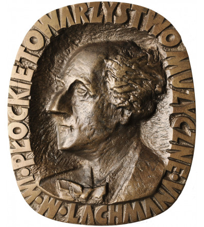 Poland, PRL (1952-1989), Plock. Medallion 1980 For Merits for the Development of Musical Life in the Land of Płock 1900-1980