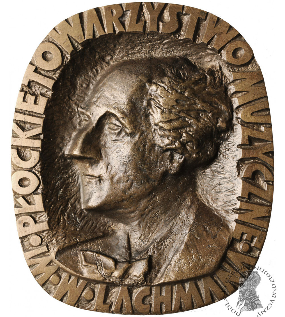 Polska, PRL (1952–1989), Płock. Medalion 1980 Za Zasługi dla Rozwoju Życia Muzycznego na Ziemi Płockiej 1900-1980