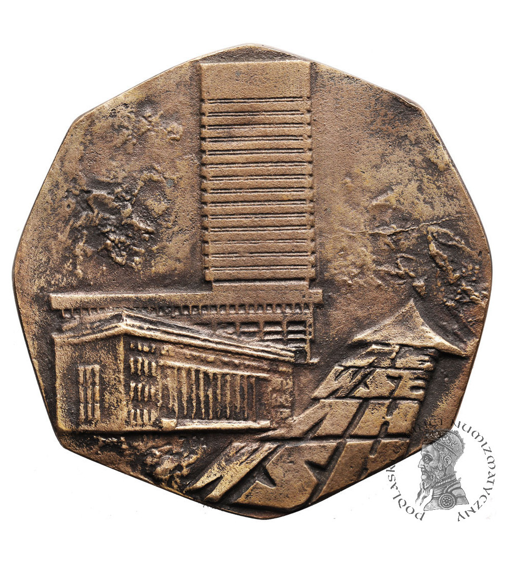 Polska, PRL (1952–1989), Poznań. Medal autorski 1976, Akademia Ekonomiczna w Poznaniu, J. Stasiński