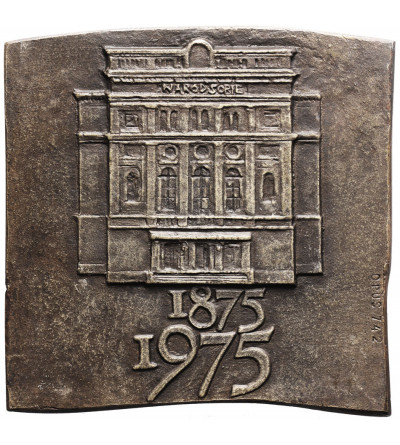 Polska, PRL (1952–1989), Poznań. Medal autorski 1975, 100. Lecie Teatru Polskiego w Poznaniu, J. Stasiński