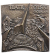 Poland, PRL (1952-1989). Author's medal 1975, 100th Anniversary of the Polish Theater in Poznań, J. Stasiński