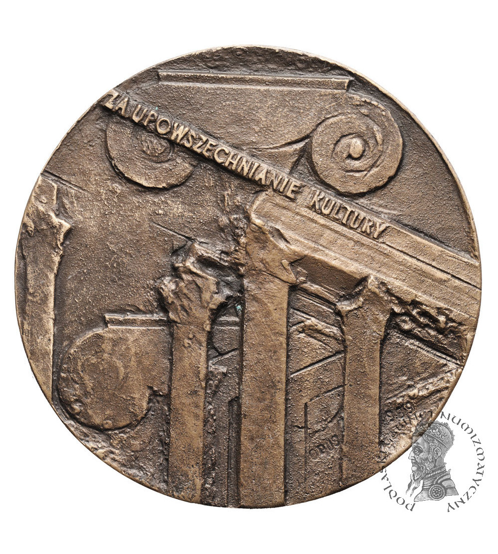 Poland, PRL (1952-1989), Woj. Poznańskie. Author's Medal, For Dissemination of Culture, J. Stasiński