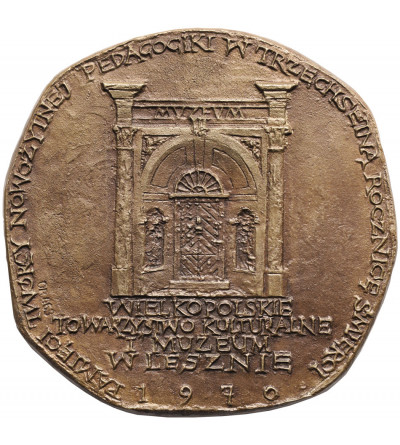 Poland, PRL (1952-1989), Leszno. Author's Medal 1970, Jan Amos Komensky 1592-1670, J. Stasiński