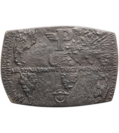 Polska, PRL (1952–1989), Poznań. Medal / plakieta 1961, XXX Międzynarodowe Targi Poznańskie, J. Stasiński