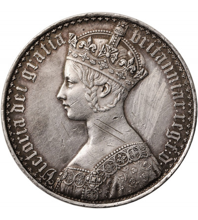 Wielka Brytania, Wiktoria 1837-1901. Korona "Gotycka" MDCCCXLVII (1847), UNDECIMO