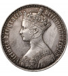 Great Britain, Victoria 1837-1901. "Gothic" Crown MDCCCXLVII (1847), UNDECIMO
