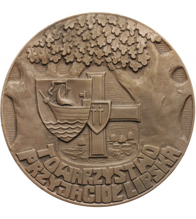 Polska, PRL (1952–1989), Lipsk. Medal 1980, 400 Lat Praw Miejskich Lipska nad Biebrzą