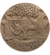 Polska, PRL (1952–1989), Lipsk. Medal 1980, 400 Lat Praw Miejskich Lipska nad Biebrzą