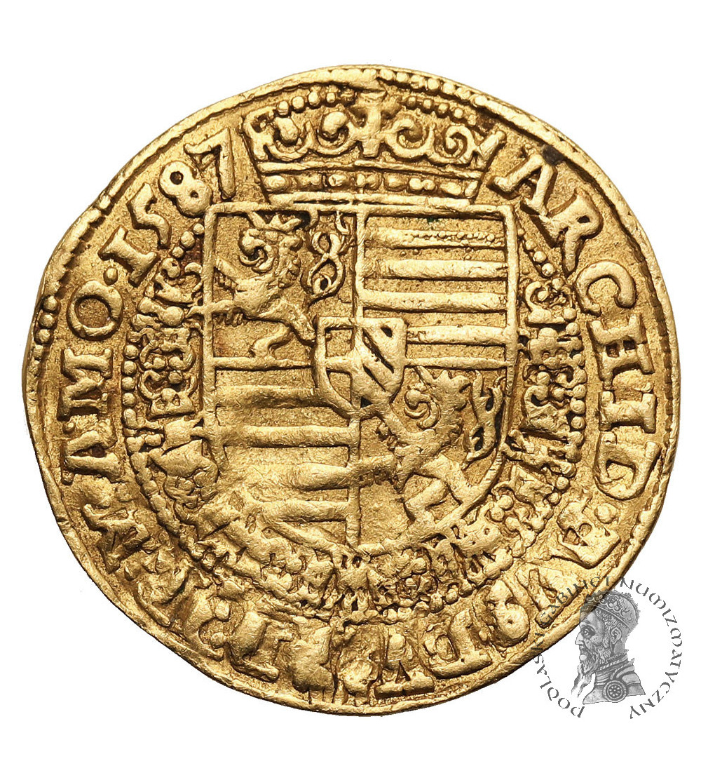 Austria / Bohemia (Holy Roman Empire), Rudolf II 1576-1612. Dukat 1587, Prague / Prag