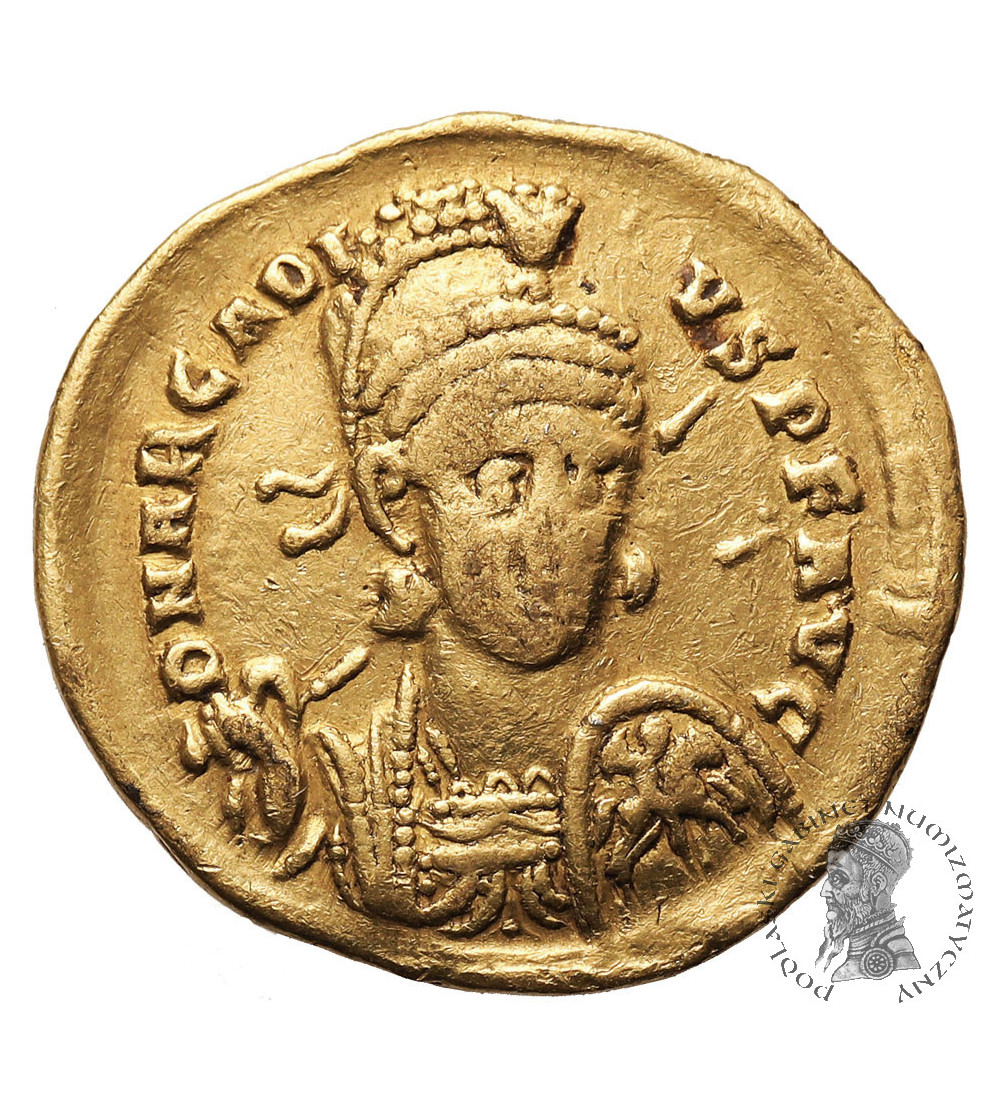 Bizancjum, Arkadiusz, 383-408 AD. AV Solid, ok. 395-402 AD, mennica Konstantynopol