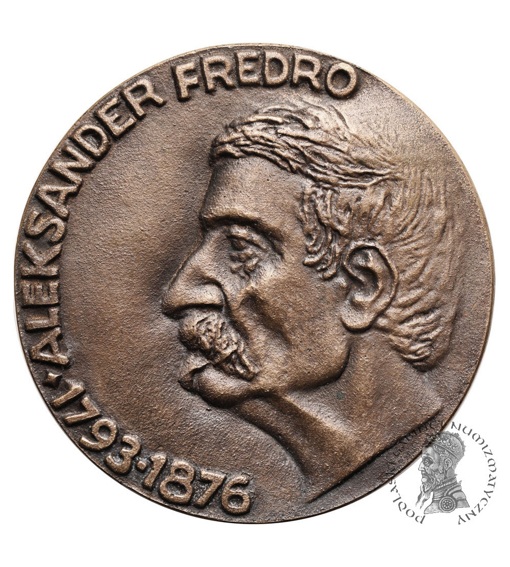 Polska, PRL (1952–1989), Gniezno. Medal 1976, XXX Lat Teatru, Aleksander Fredro