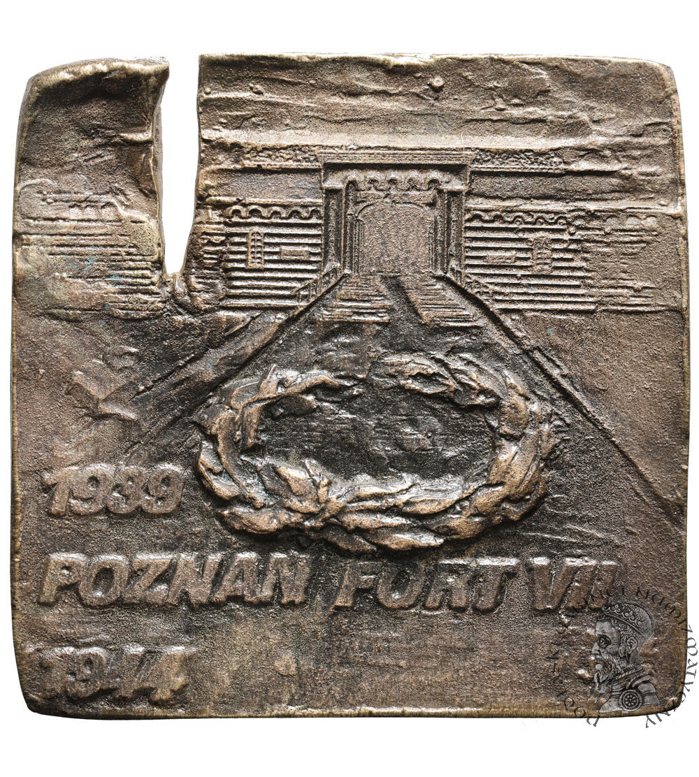 Polska, PRL (1952–1989), Poznań. Plakieta 1983, Poznań Fort VII 1939-1944
