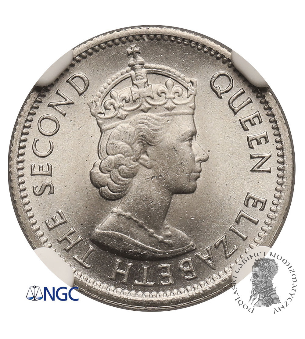Malaje i Brytyjskie Borneo. 5 centów 1961 KN - NGC MS 66