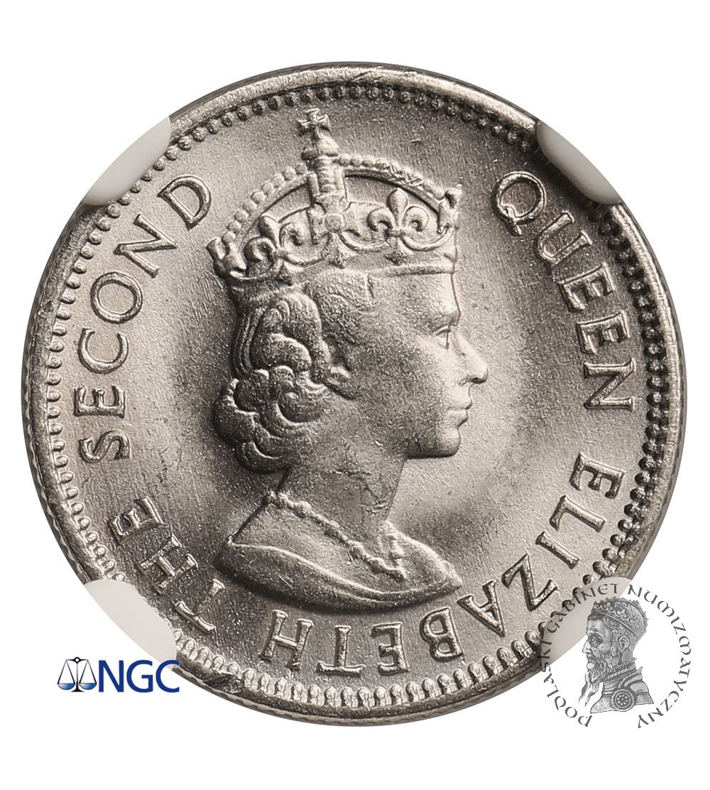 Malaje i Brytyjskie Borneo. 5 centów 1961 KN - NGC MS 67