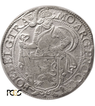 Niderlandy, Prowincja Utrecht (1581-1795). Talar lewkowy (Leeuwendaalder / Lion Daalder) 1647 - PCGS AU Details