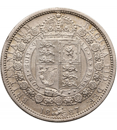 Great Britain, Victoria 1837-1901. 1/2 (Half) Crown 1887