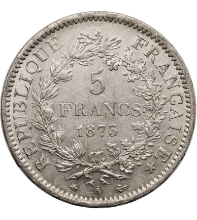 France, Third Republic 1871-1940. 5 Francs 1873 A, Paris, Hercules