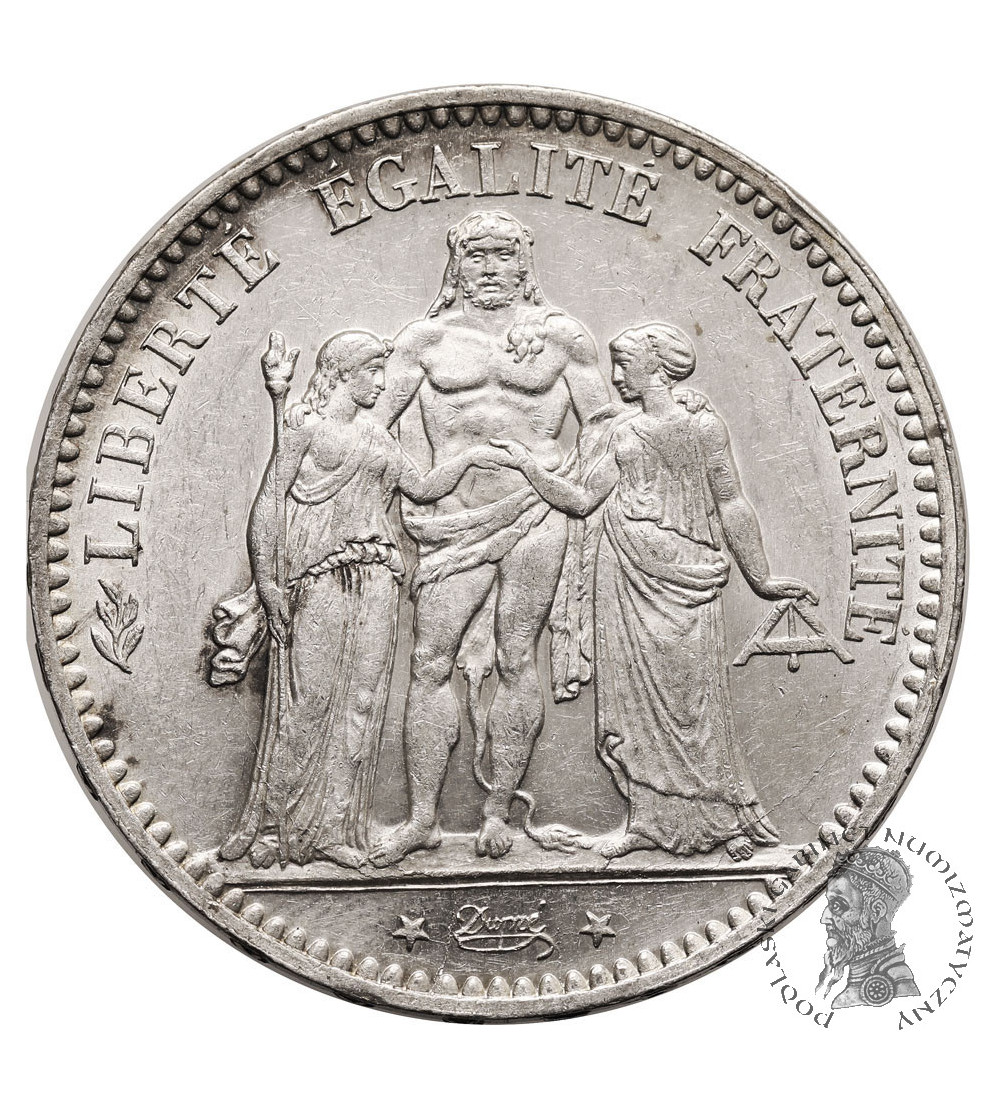 France, Third Republic 1871-1940. 5 Francs 1877 A, Paris, Hercules