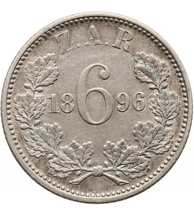 South Africa. 6 Pence 1896