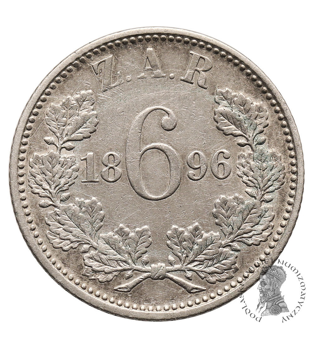 South Africa. 6 Pence 1896