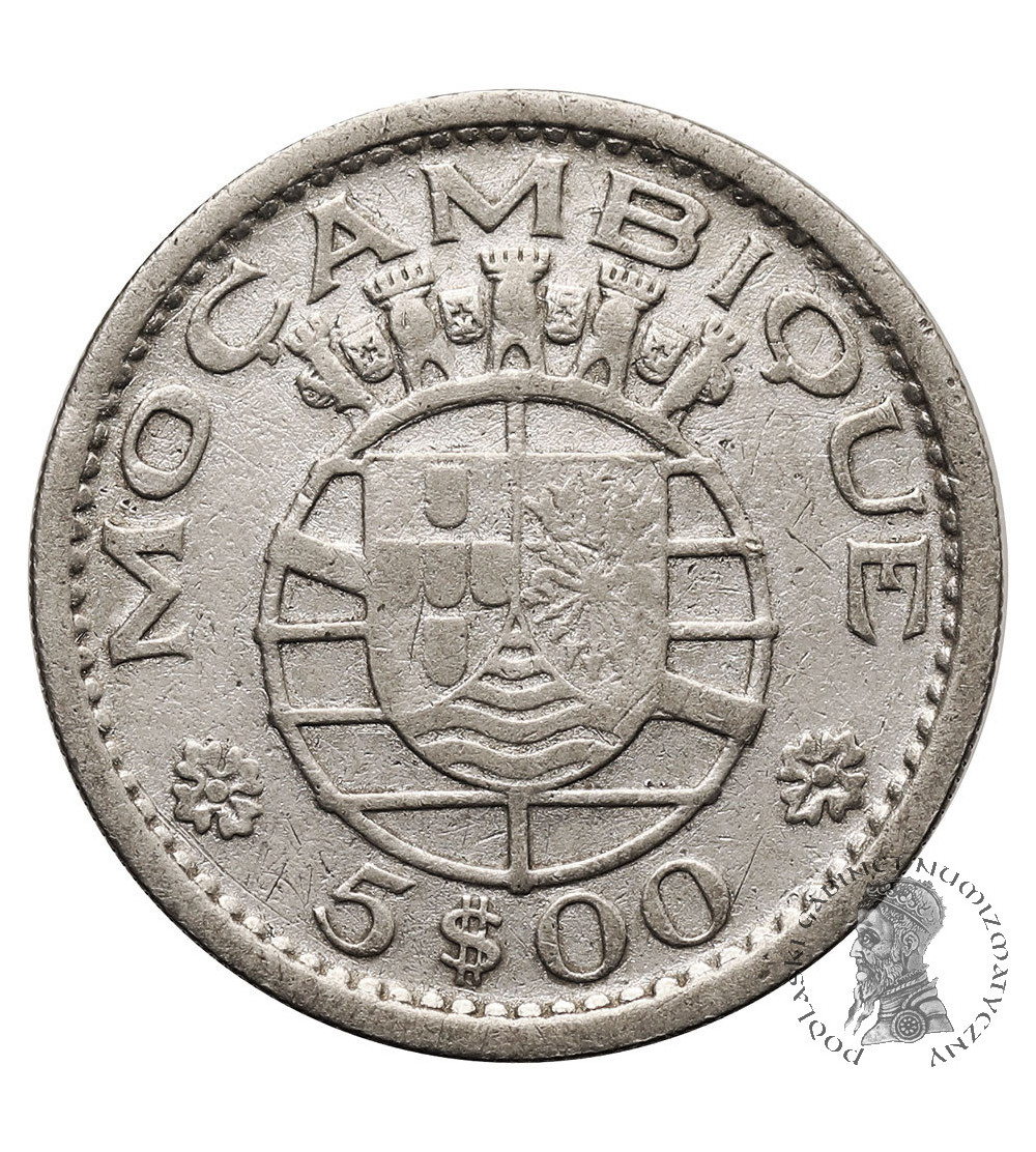 Mozambik. 5 Escudos 1960